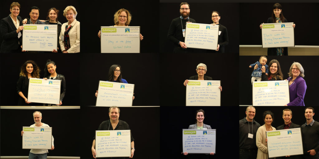 conference participants made personal pledges to support mental health b4stage4