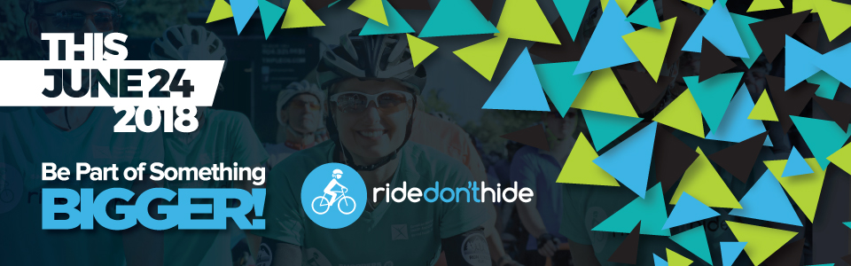 Ride Don't Hide on June 24, 2018